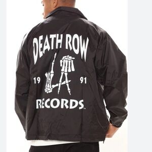 📌 NWT Death Row x Nova Men LA Records Windbreaker Jacket